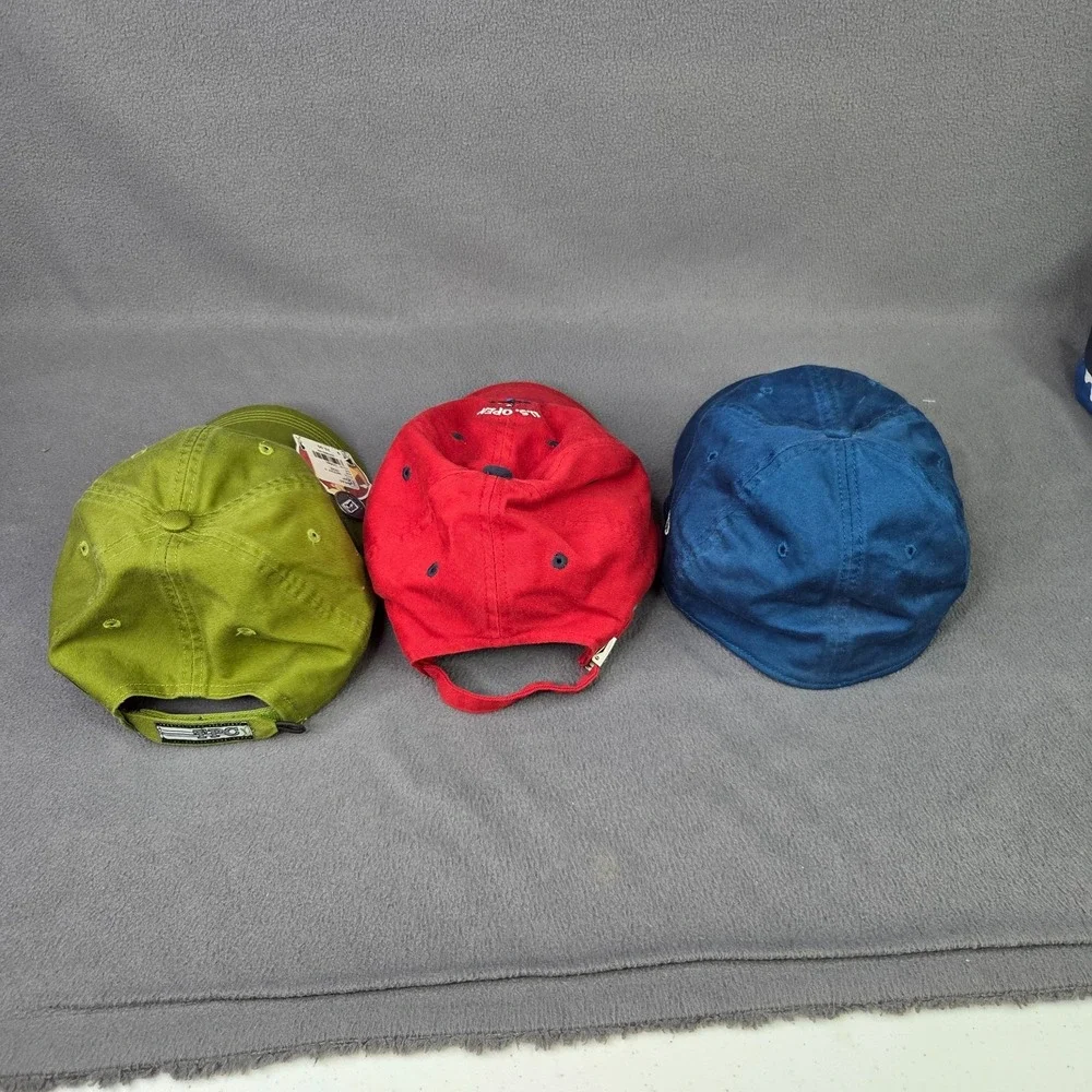 Lot of 3 TPC US Open Golf Hats PGA Multicolor Adjustable OSFA Pine Dunes NEW